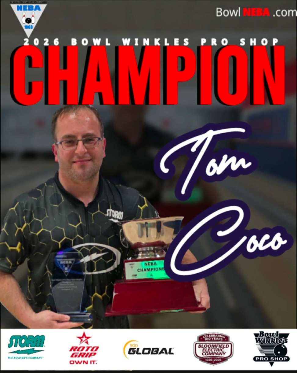 COCO CAPTURES FIFTH NEBA TITLE AT BOWL WINKLE'S PRO SHOP OPEN