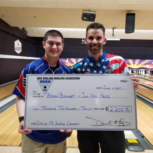 Bryan Bourget & Jon Van Hees Strike F/X Doubles Champions